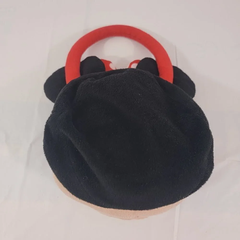 Disney Minnie Mouse Girls Zipper Close Plush Handbag Purse